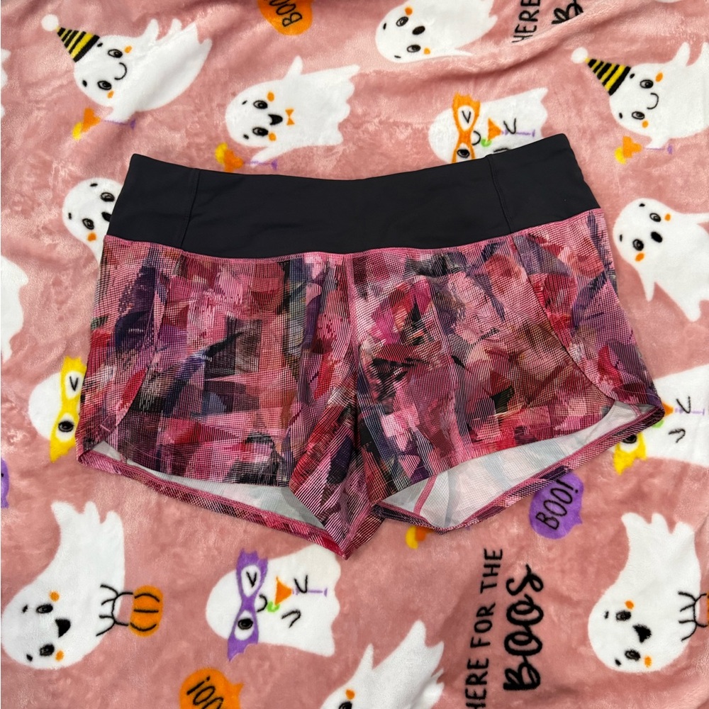 Pink and Black Athletic Shorts